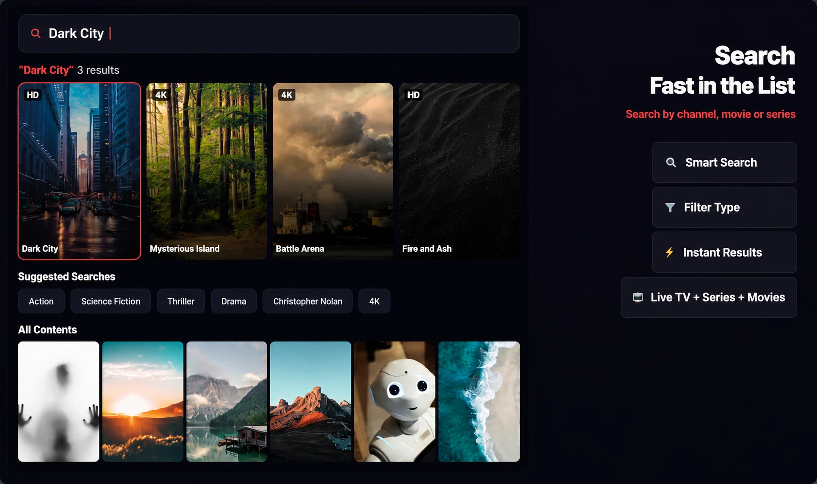 Galya IPTV Player screenshot